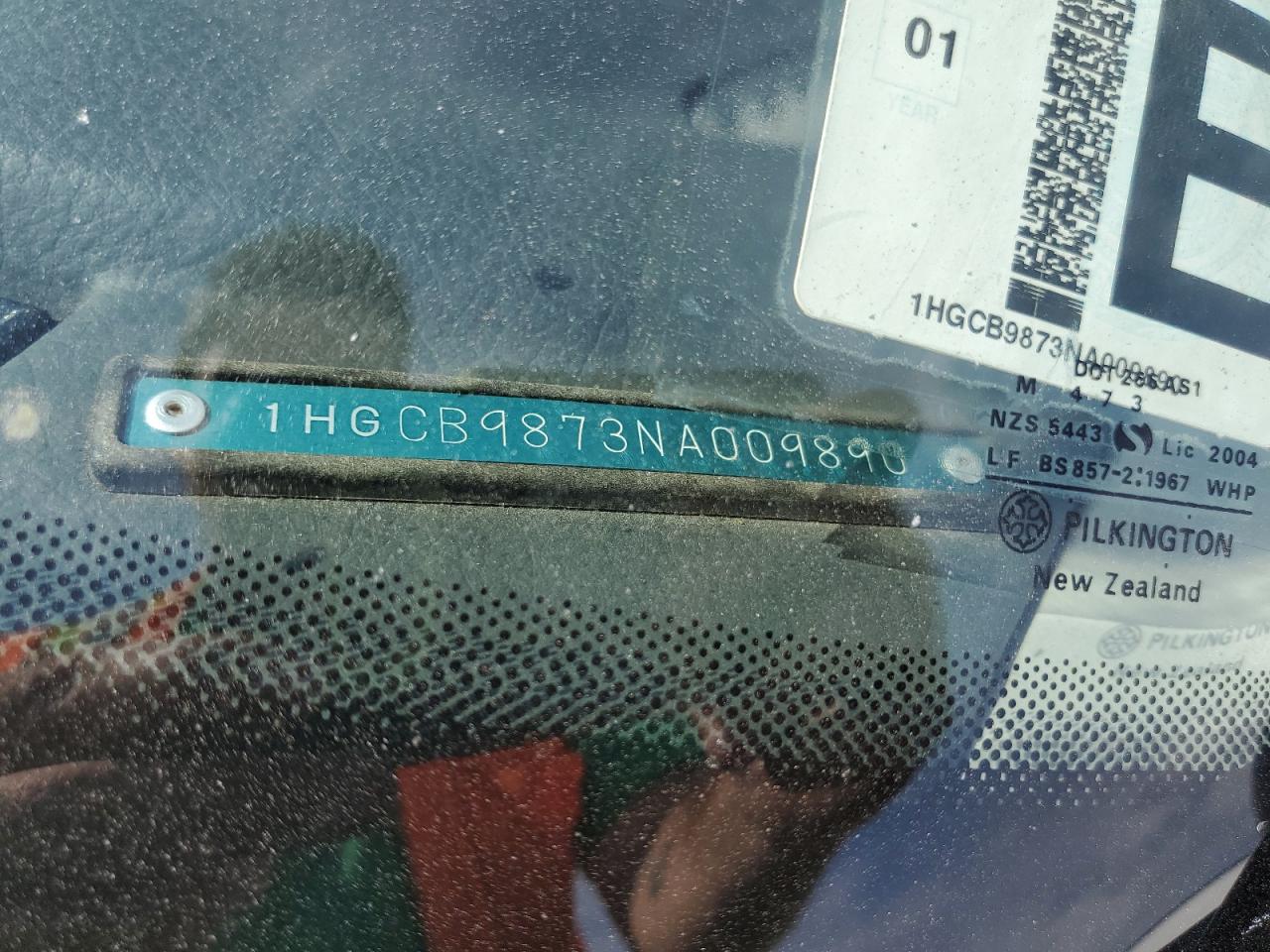 1992 Honda Accord Ex VIN: 1HGCB9873NA009890 Lot: 85316135