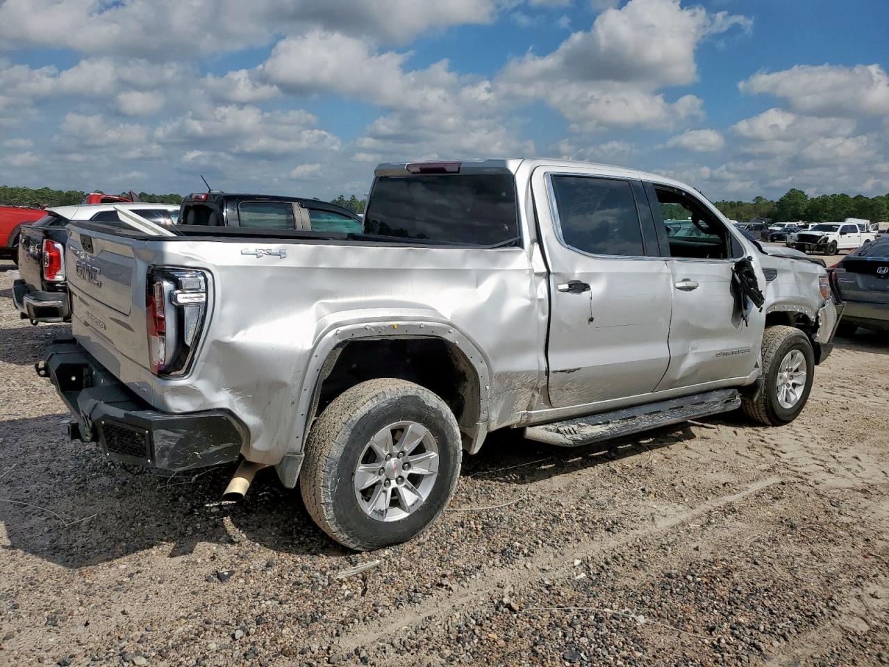 2022 GMC Sierra Limited K1500 Sle silver null gas 3GTP9BEKXNG151571 photo #4