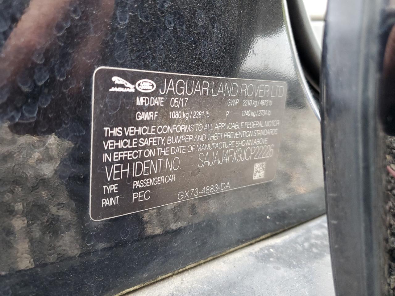 2018 Jaguar Xe Premium VIN: SAJAJ4FX9JCP22226 Lot: 82374865