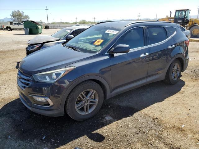  HYUNDAI SANTA FE 2017 Синий