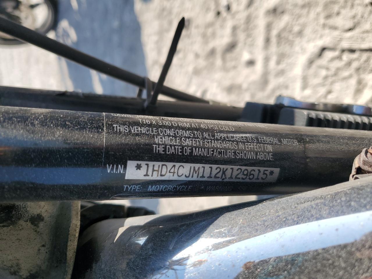 2002 Harley-Davidson Xl883 C VIN: 1HD4CJM112K129615 Lot: 84722905