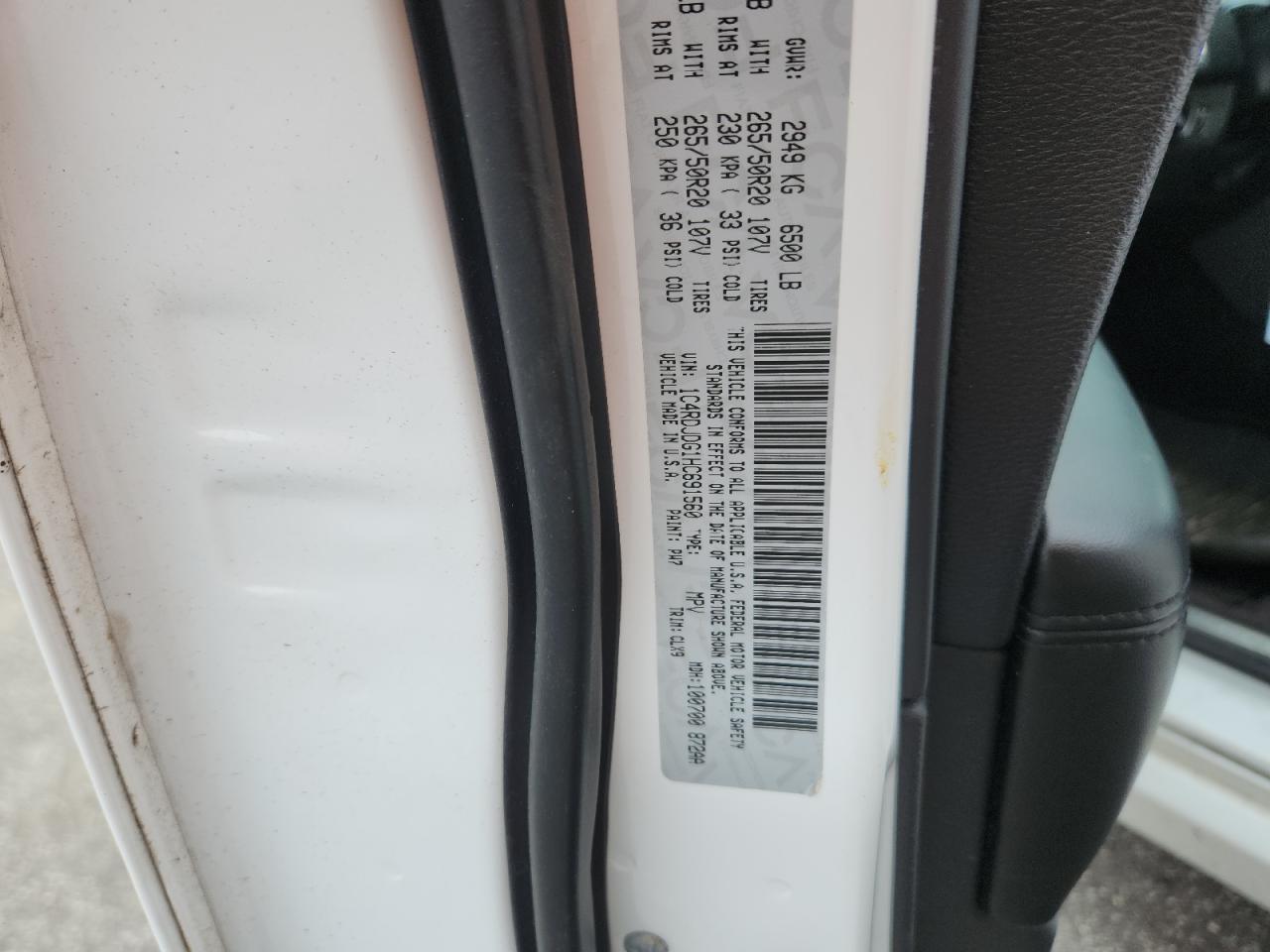 2017 Dodge Durango Gt VIN: 1C4RDJDG1HC691560 Lot: 86104975