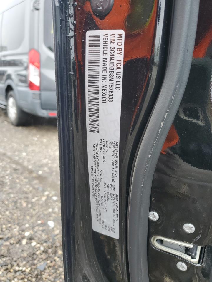 2021 Jeep Compass Latitude VIN: 3C4NJDBB8MT576338 Lot: 82248375