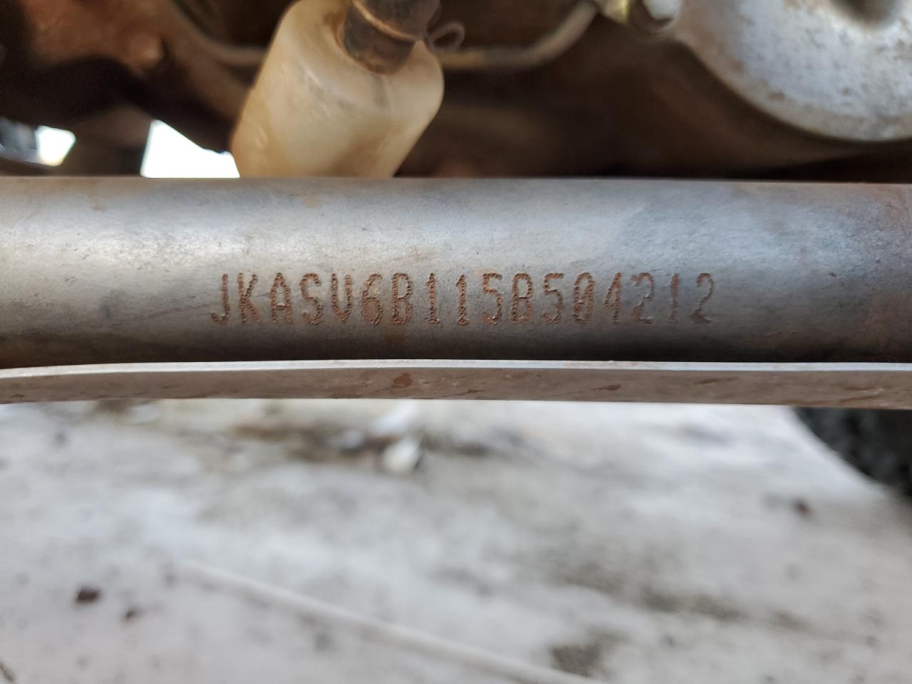 2005 Kawasaki Ksv700 VIN: JKASV6B115B504212 Lot: 89523825