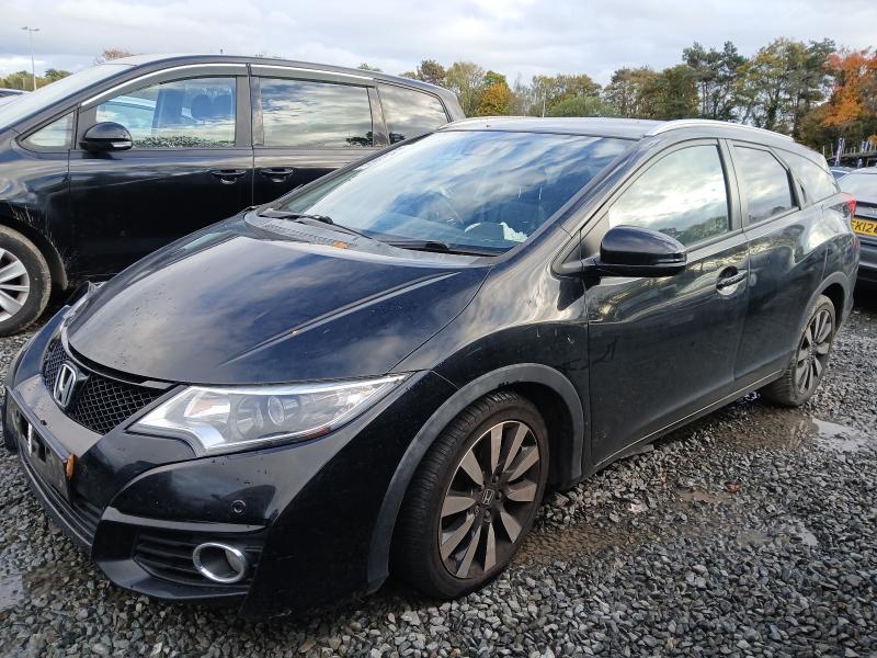 2016 HONDA CIVIC 1.6 I-DTEC SR 5DR for sale at Copart WOLVERHAMPTON