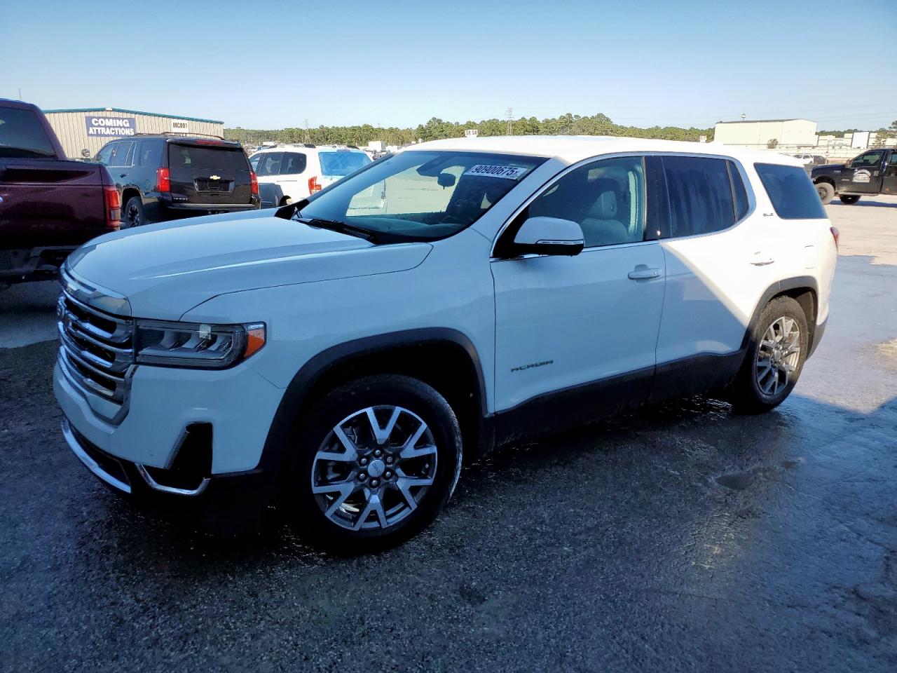 2023 GMC Acadia Sle white null gas 1GKKNKL43PZ114461 photo #1