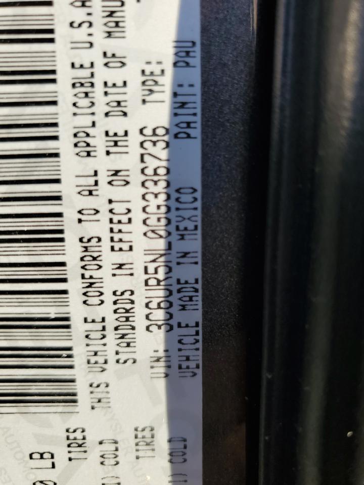 2016 Ram Trucks 2500 Laram VIN: 3C6UR5NL0GG336736 Lot: 85379895