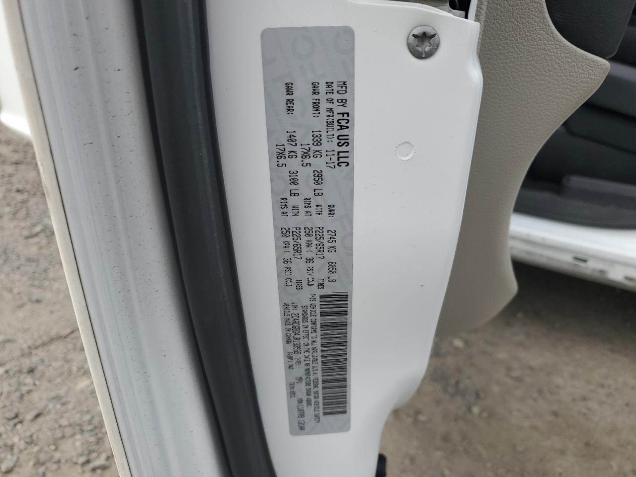 2018 Dodge Grand Caravan Se VIN: 2C4RDGBG4JR133995 Lot: 85684795