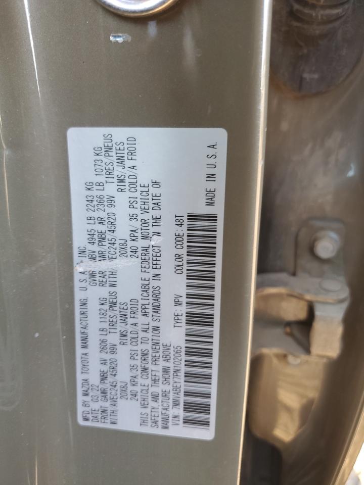 2023 Mazda Cx-50 Premium Plus VIN: 7MMVABEY7PN102065 Lot: 85105565