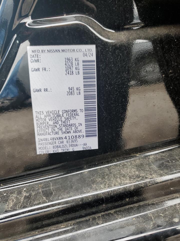 2024 Nissan Altima S VIN: 1N4BL4BVXRN410889 Lot: 86430775