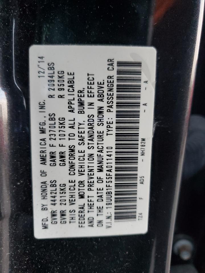 2015 Acura Tlx Tech VIN: 19UUB1F55FA011410 Lot: 90609295