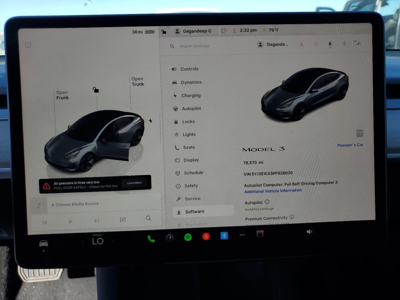2023 Tesla Model 3 VIN: 5YJ3E1EA3PF638020 Lot: 82596725