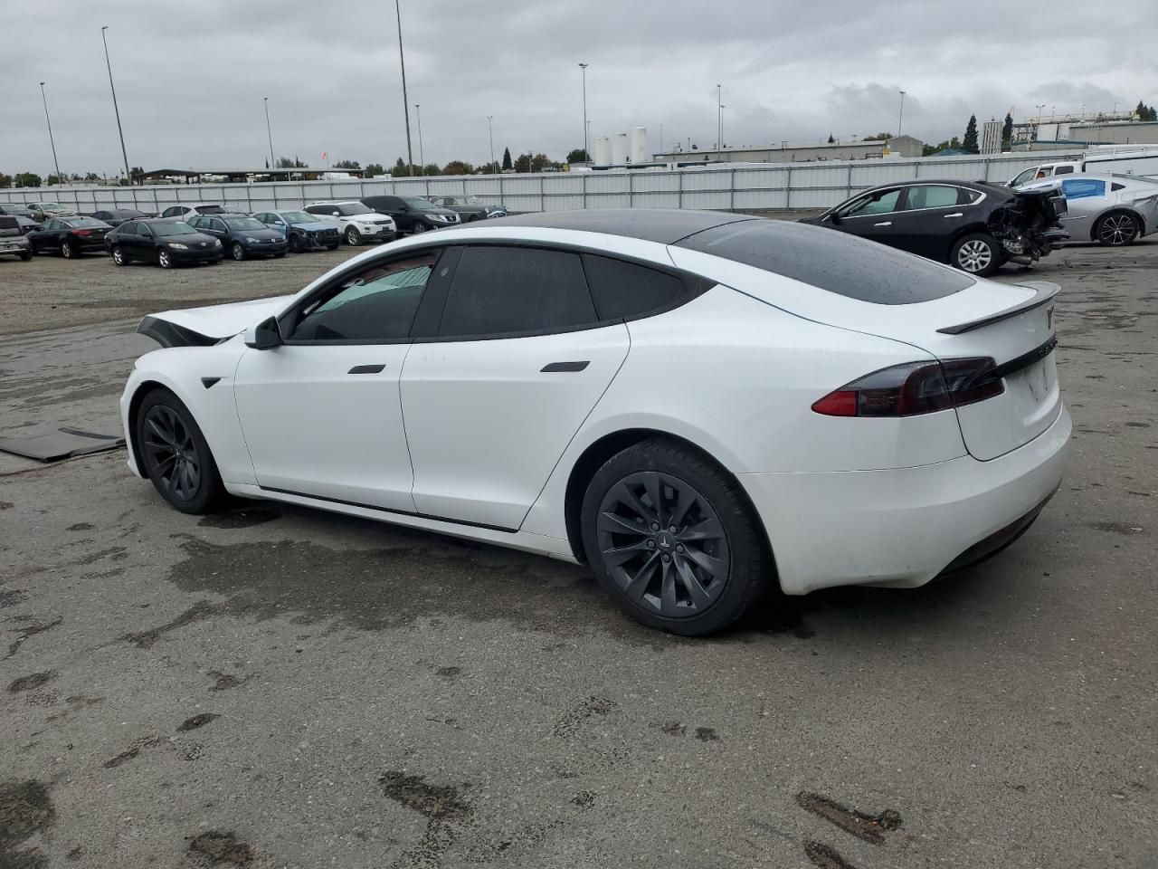 2018 Tesla Model S white null electric 5YJSA1E24JF290686 photo #3
