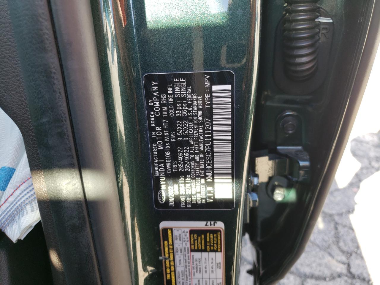 2023 Genesis Gv80 Base VIN: KMUHCESC7PU111207 Lot: 85904365