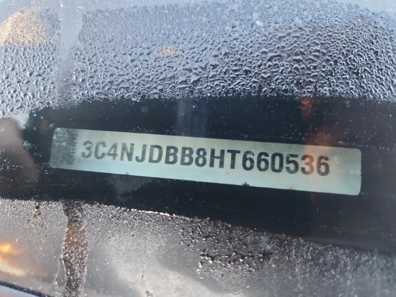 2017 Jeep Compass Latitude VIN: 3C4NJDBB8HT660536 Lot: 82423905