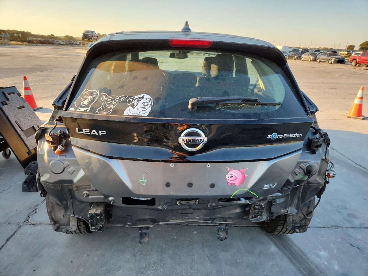 2021 Nissan Leaf Sv VIN: 1N4AZ1CVXMC552588 Lot: 87281655