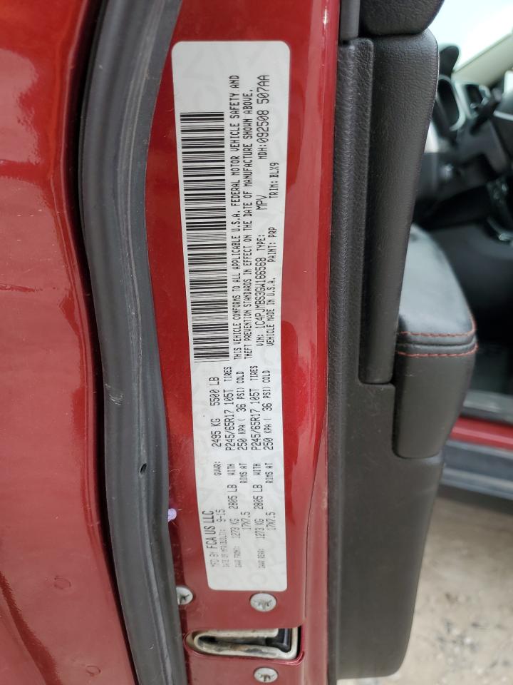 2016 Jeep Cherokee Trailhawk VIN: 1C4PJMBS3GW166568 Lot: 85581785