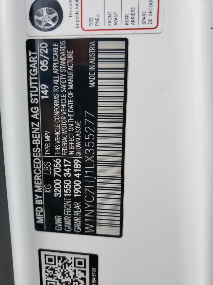 2020 Mercedes-Benz G 63 Amg VIN: W1NYC7HJ1LX355277 Lot: 82412935