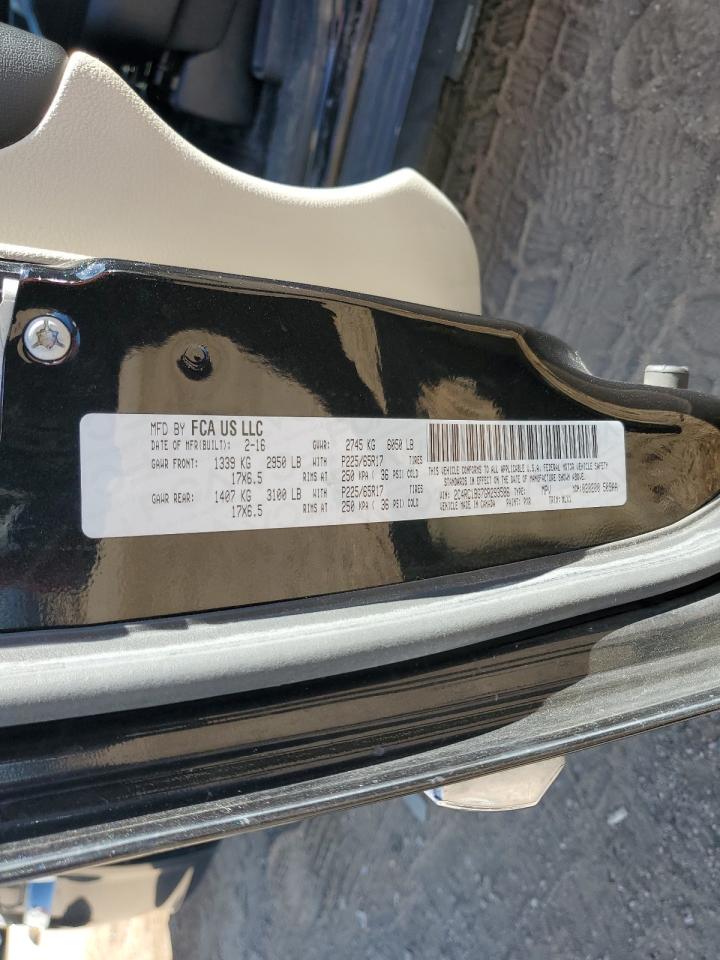 2016 Chrysler Town & Country Touring VIN: 2C4RC1BG7GR293586 Lot: 82755625