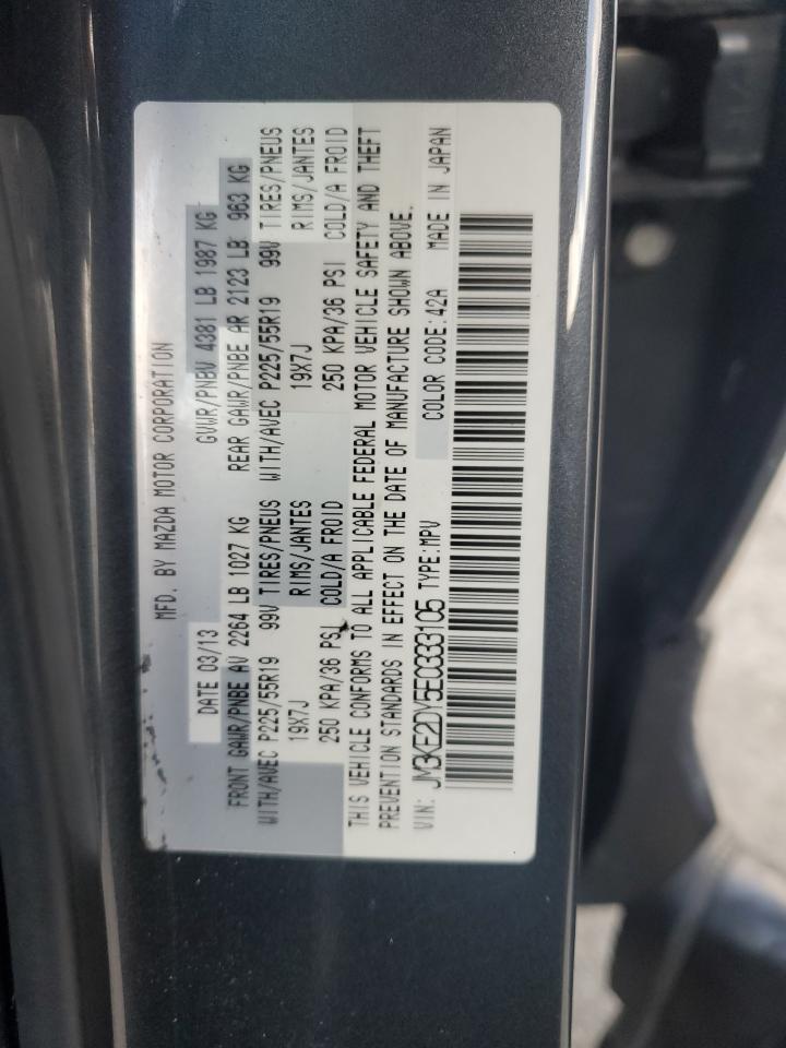 2014 Mazda Cx-5 Gt VIN: JM3KE2DY5E0333105 Lot: 91015945