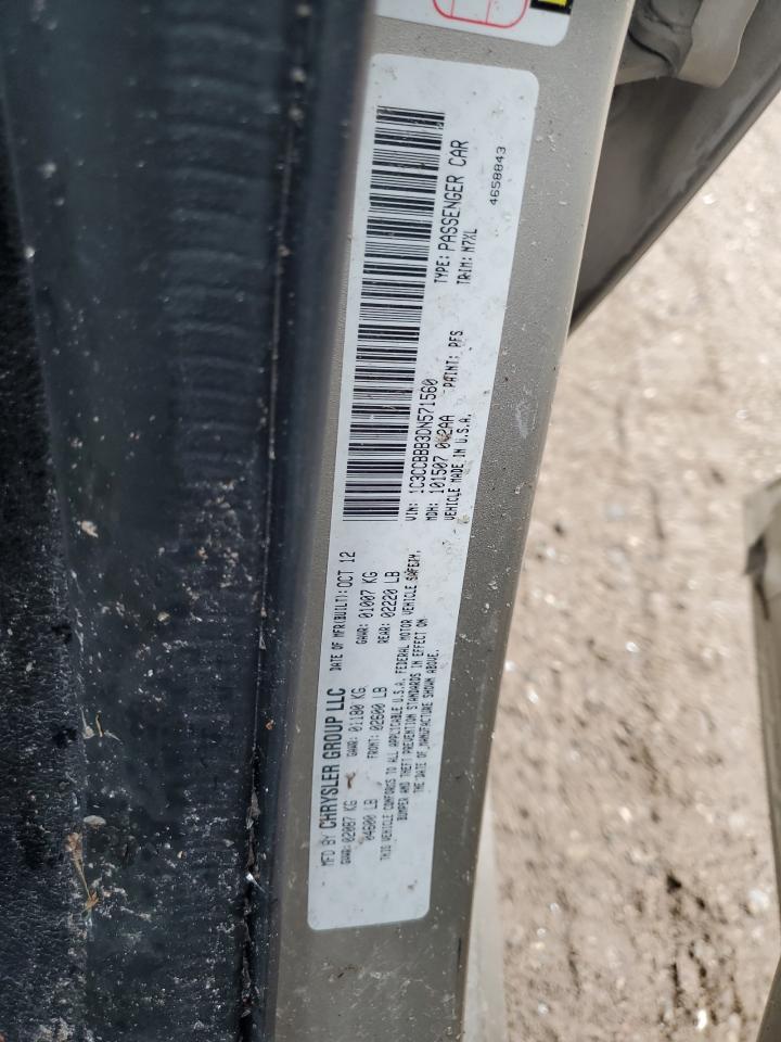 2013 Chrysler 200 Touring VIN: 1C3CCBBB3DN571560 Lot: 85643995