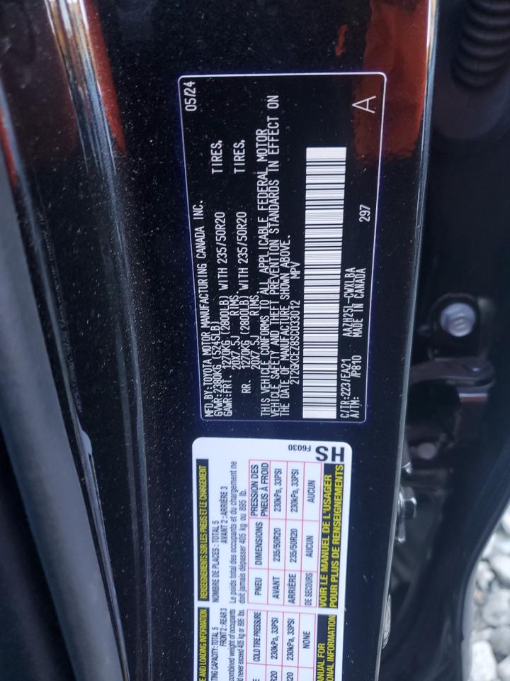 2025 Lexus Nx 350H Base VIN: 2T2GKCEZ8SC033012 Lot: 90405505