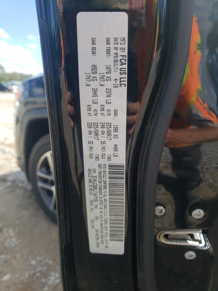 2018 Jeep Compass Latitude VIN: 3C4NJCBB6JT407795 Lot: 90374435