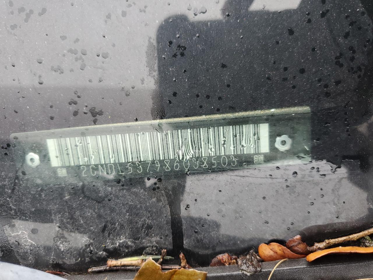 2008 Chevrolet Equinox Sport VIN: 2CNDL537986038503 Lot: 86258385