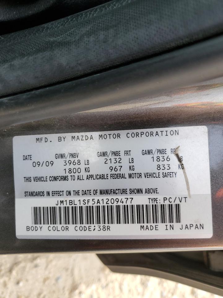 2010 Mazda 3 I VIN: JM1BL1SF5A1209477 Lot: 72056185