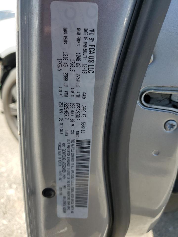 2017 Dodge Journey Se VIN: 3C4PDCAB1HT569099 Lot: 85314065