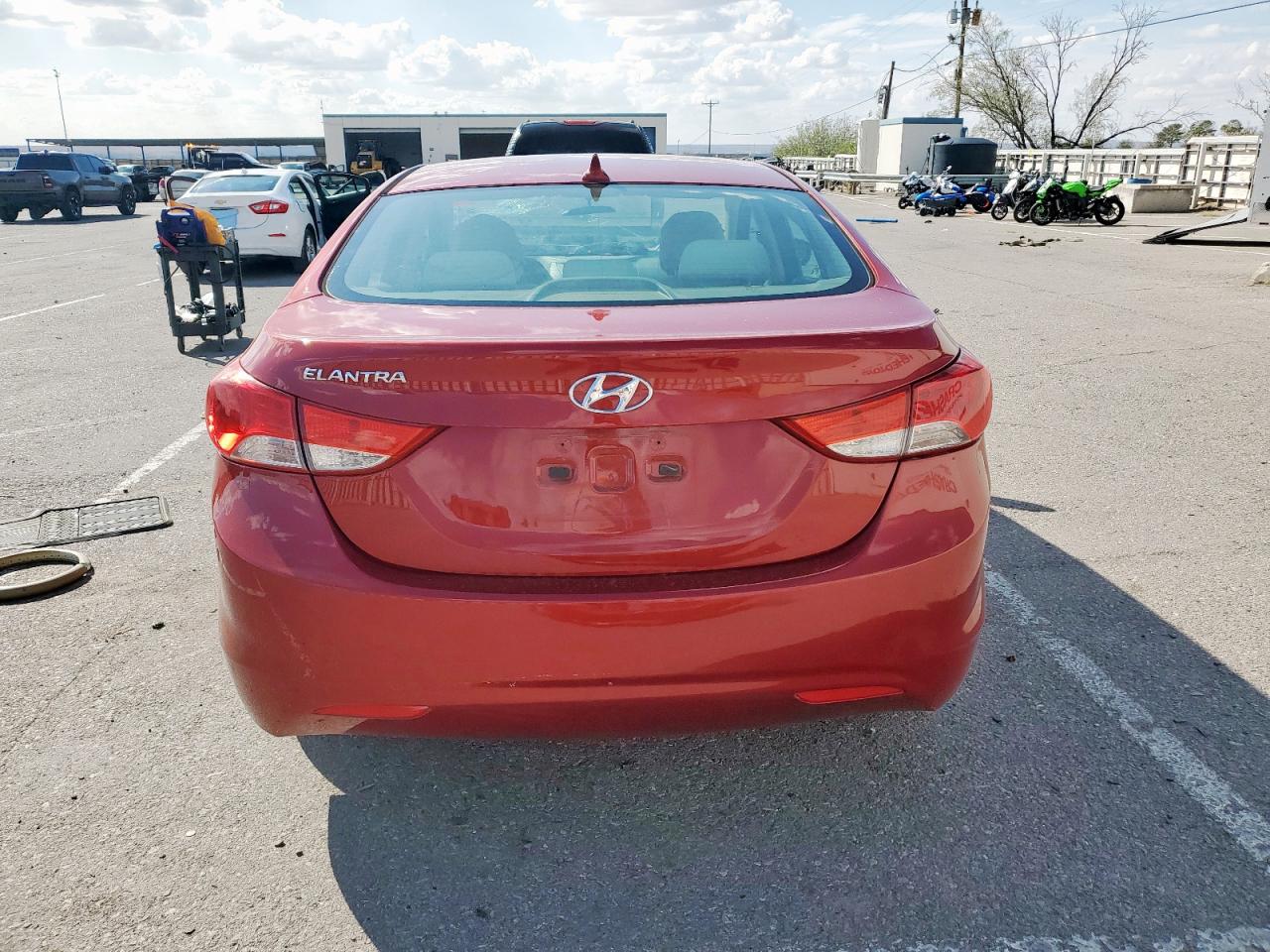 2012 Hyundai Elantra Gls VIN: KMHDH4AE5CU445354 Lot: 86087985