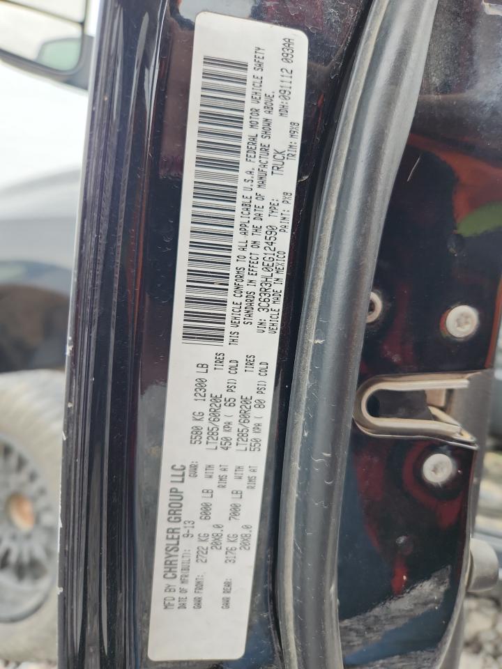 2014 Ram 3500 Slt VIN: 3C63R3HL0EG124590 Lot: 85594535