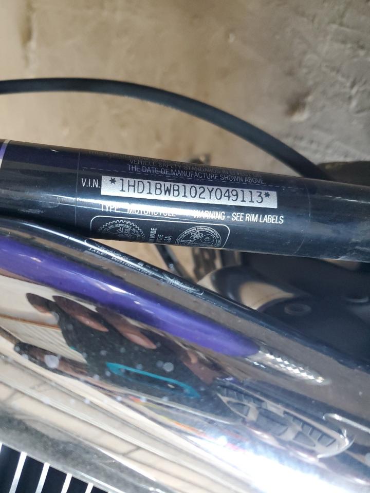 2002 Harley-Davidson Flstci VIN: 1HD1BWB102Y049113 Lot: 82672005