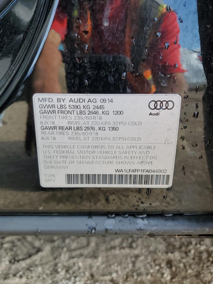 2015 Audi Q5 Premium Plus VIN: WA1LFAFP1FA044902 Lot: 84913125