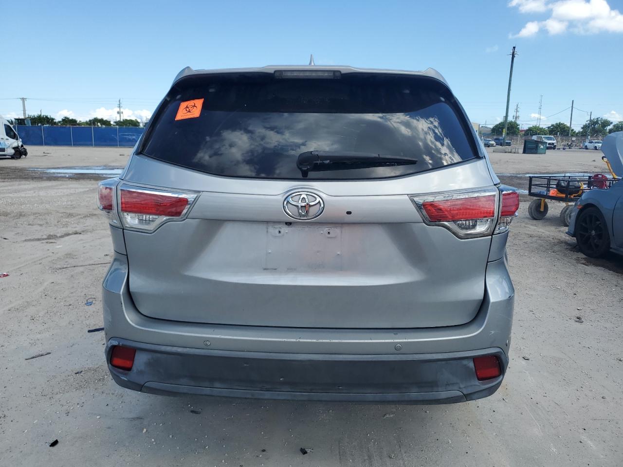 2014 Toyota Highlander Limited VIN: 5TDYKRFH6ES010387 Lot: 86131615