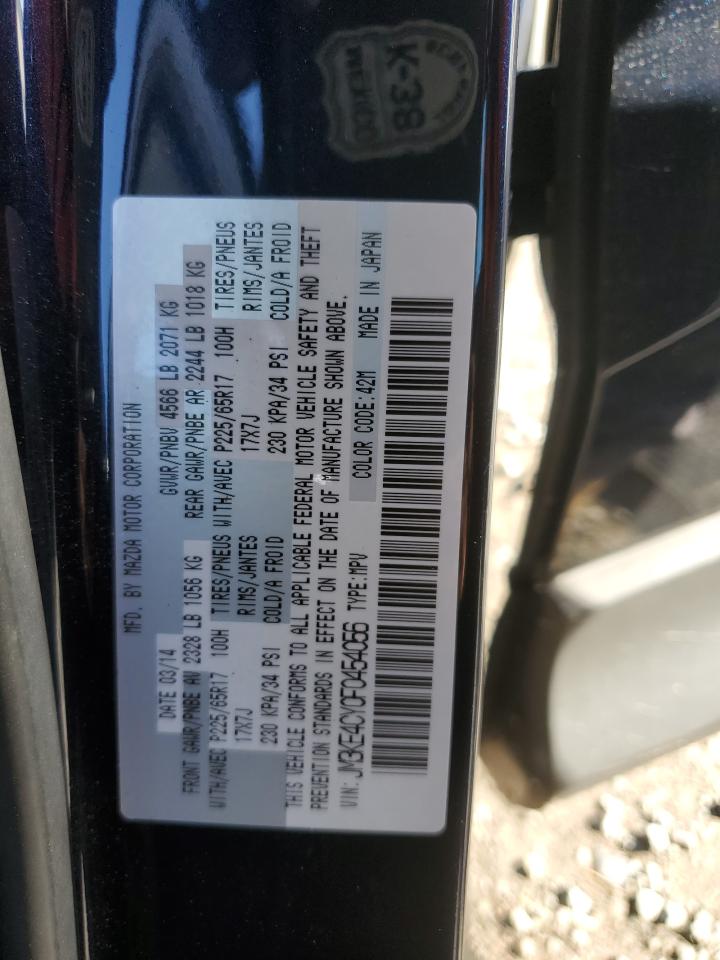 2015 Mazda Cx-5 Touring VIN: JM3KE4CY0F0454056 Lot: 82491435