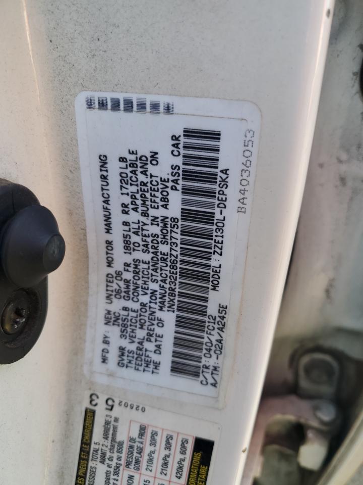 2006 Toyota Corolla Ce VIN: 1NXBR32E86Z737758 Lot: 82374645