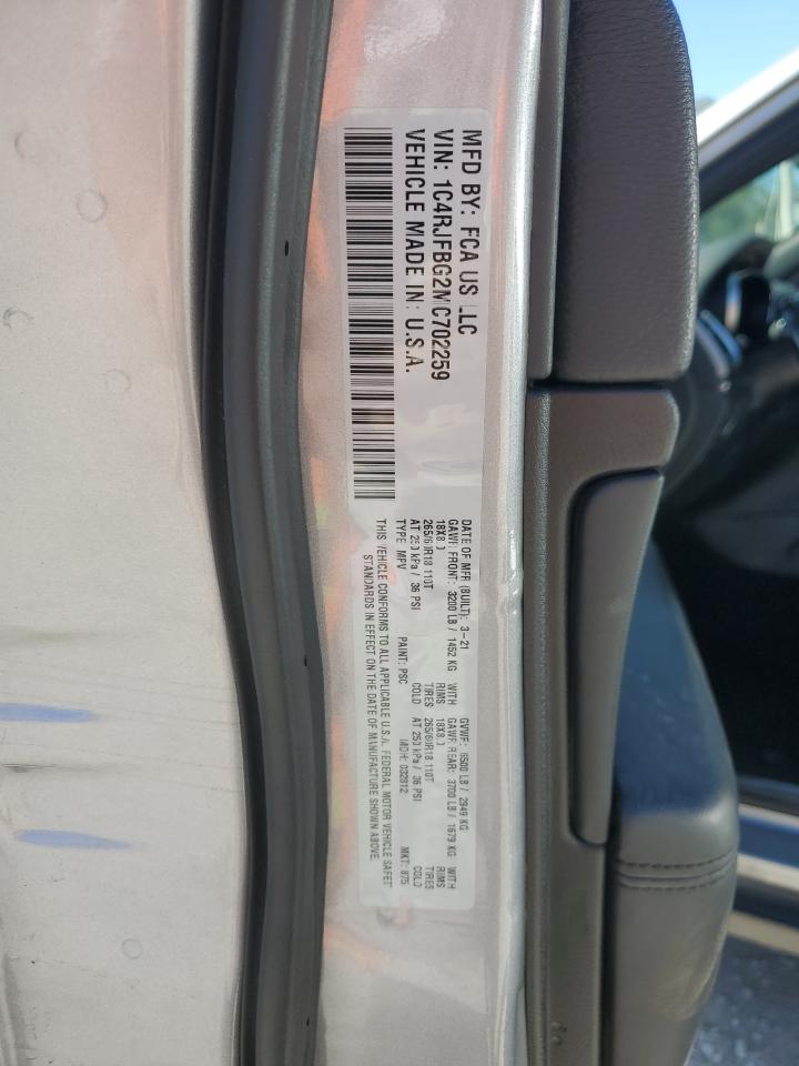 2021 Jeep Grand Cherokee Limited VIN: 1C4RJFBG2MC702259 Lot: 86071745