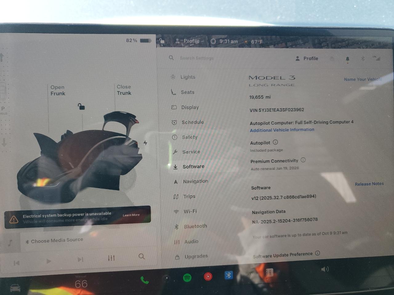 2025 Tesla Model 3 VIN: 5YJ3E1EA3SF023962 Lot: 85928395