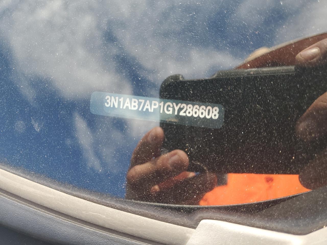 2016 Nissan Sentra S VIN: 3N1AB7AP1GY286608 Lot: 85729315