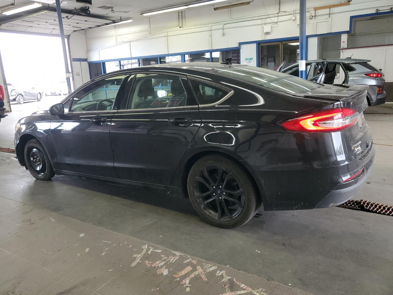 2019 Ford Fusion Se black null gasoline 3FA6P0HD6KR157795 photo #3