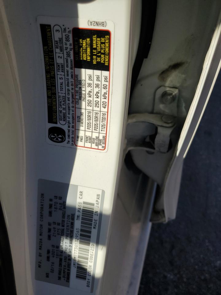 2016 Mazda 3 Sport VIN: JM1BM1T73G1329565 Lot: 86139615