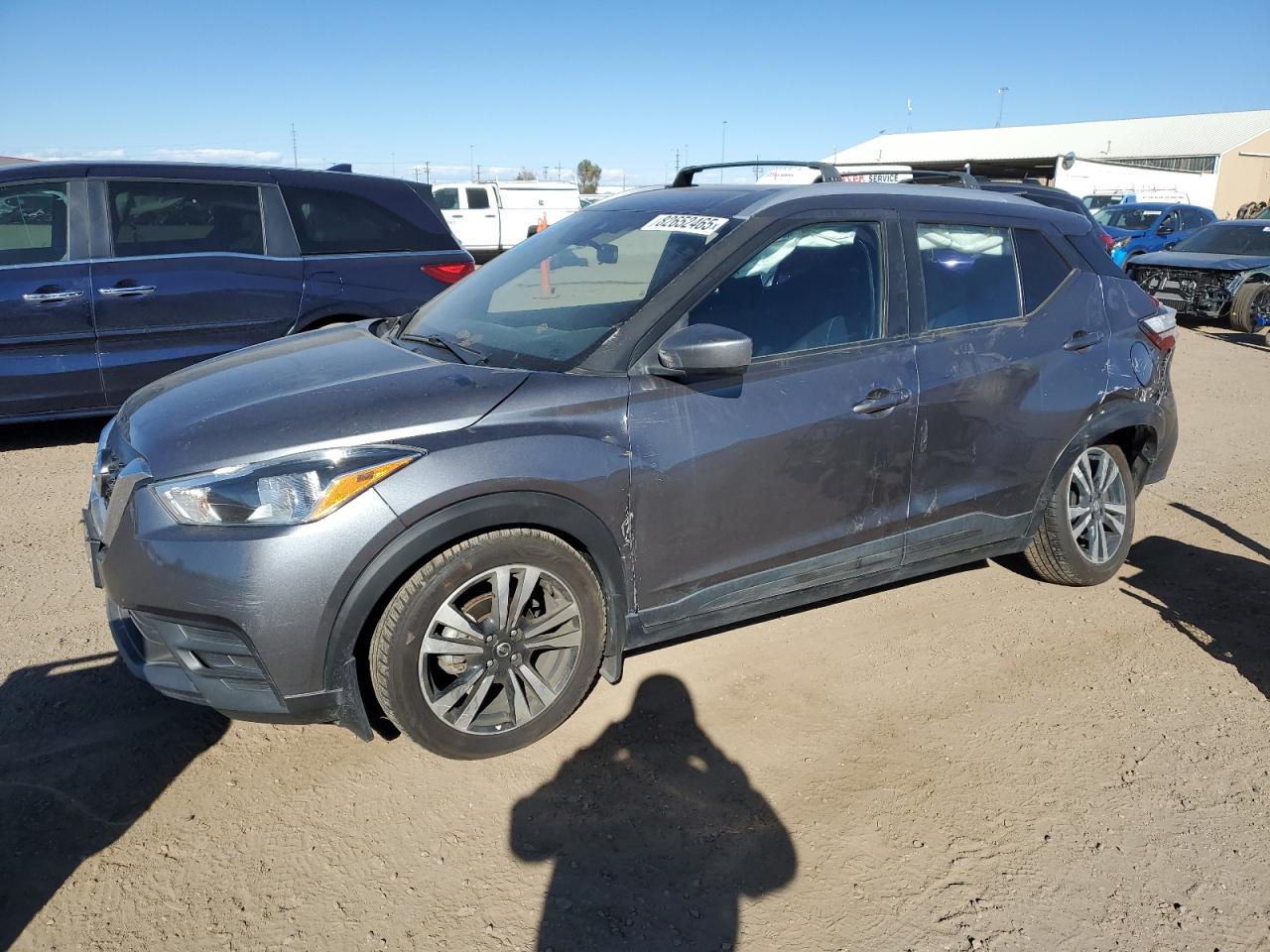 2020 Nissan Kicks Sv grey null gas 3N1CP5CV5LL505880 photo #1