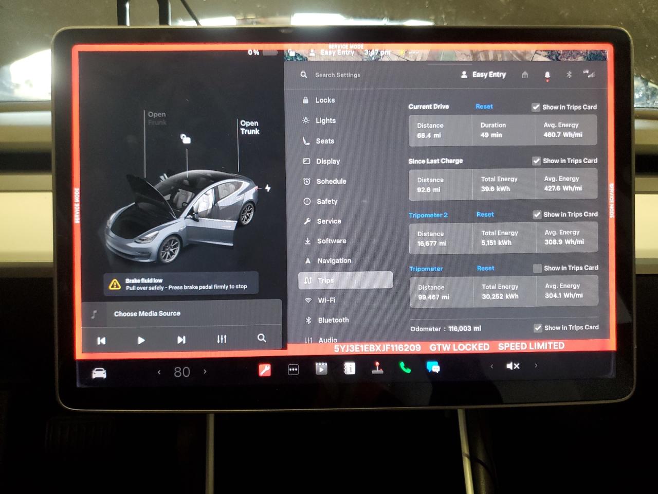 2018 Tesla Model 3 VIN: 5YJ3E1EBXJF116209 Lot: 85167435
