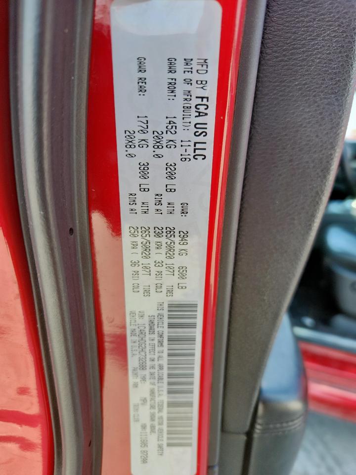 2017 Dodge Durango Gt VIN: 1C4RDHDG2HC732688 Lot: 84967285