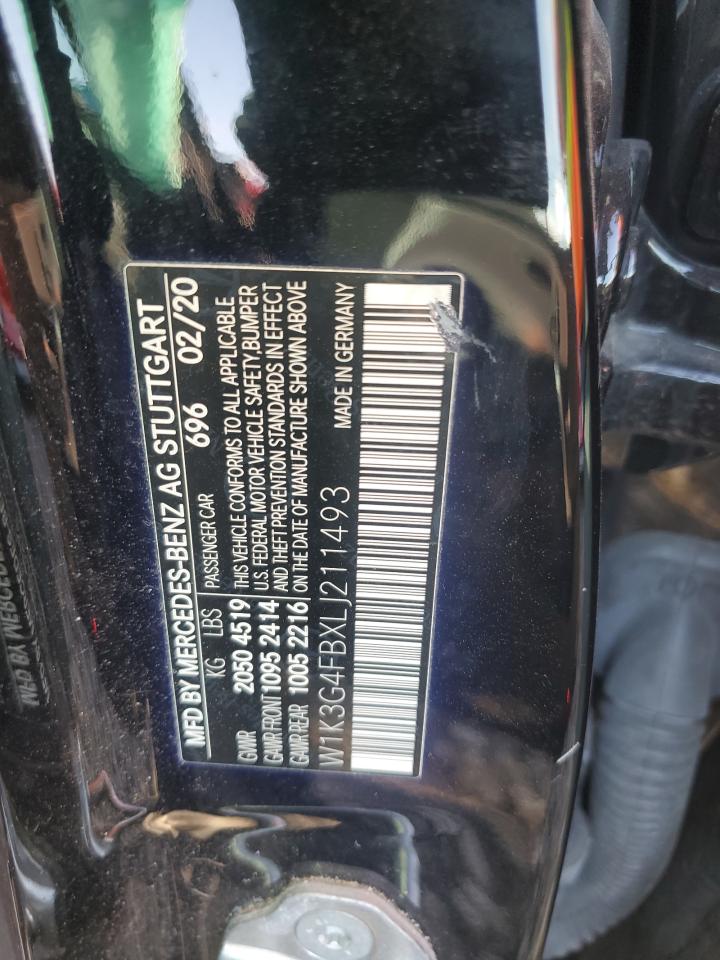 2020 Mercedes-Benz A 220 4Matic VIN: W1K3G4FBXLJ211493 Lot: 82558195