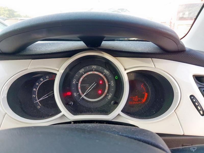 2012 CITROEN C3 WHITE 