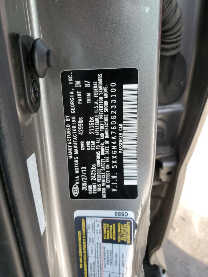 2013 Kia Optima Ex VIN: 5XXGN4A76DG233100 Lot: 84654835