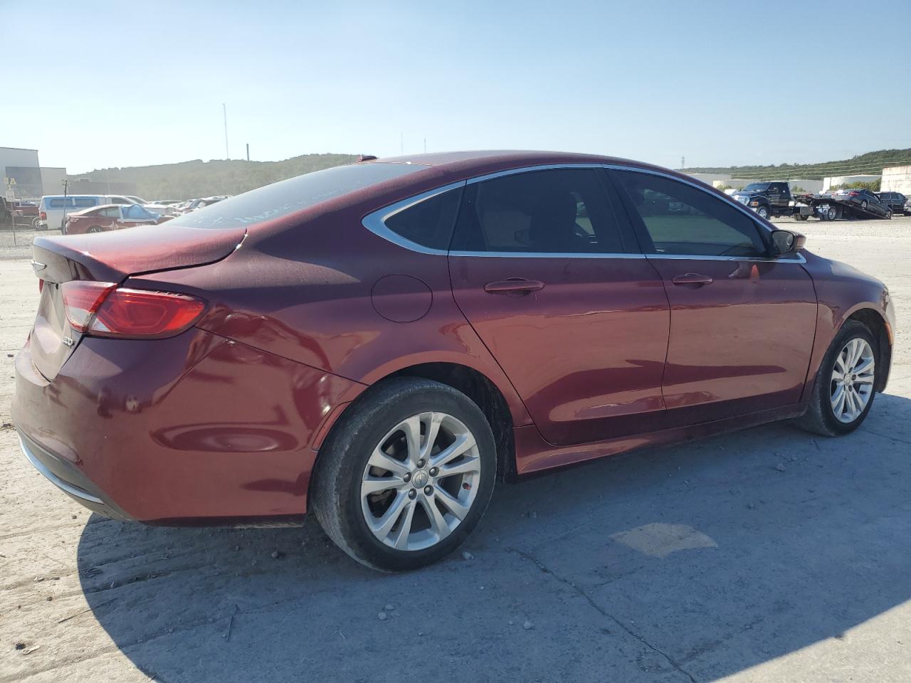 2015 Chrysler 200 Limited brown sedan gas 1C3CCCAB2FN716680 photo #4