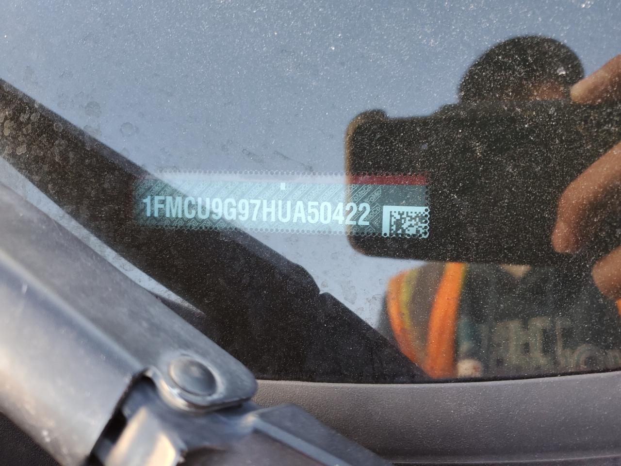 2017 Ford Escape Se VIN: 1FMCU9G97HUA50422 Lot: 90503865